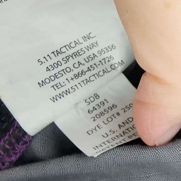 Women's 5.11 Tactical Straight Leg Pants Grey Black Lot Of 2 Size 6 - Picture 10 of 11